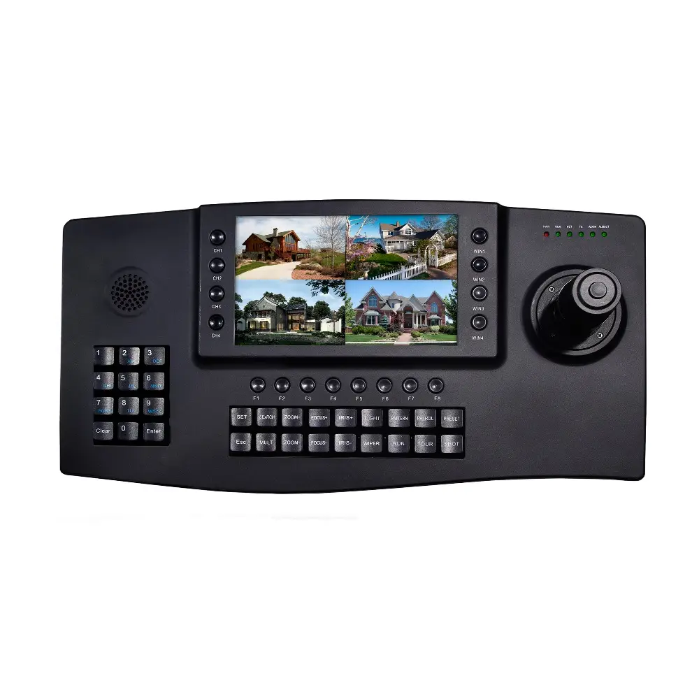 SMTSEC SKB-N402 4D H.265 H.264 4 K CCTV IP kontrol klavye Ağ PTZ IP Video konferans kamerası sistemi Klavye Denetleyicisi