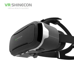 Lunettes VR 3D de réalité virtuelle, casque d'écoute avec lunettes, pour iPhone 8 7 6 6s Plus Samsung S8 S7 S6 Edge S5 Note 5 et d'autres smartphones