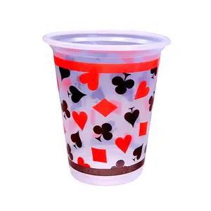 PP/PS/PET Disposable Juice cup with dome lid