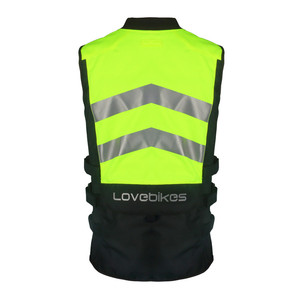 BOWINS مخصص مرحبا فيس عاكسة سلامة سترة دراجة بخارية - Product Image 2