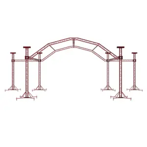 야외 이벤트 곡선 지붕 트러스 천막 트러스