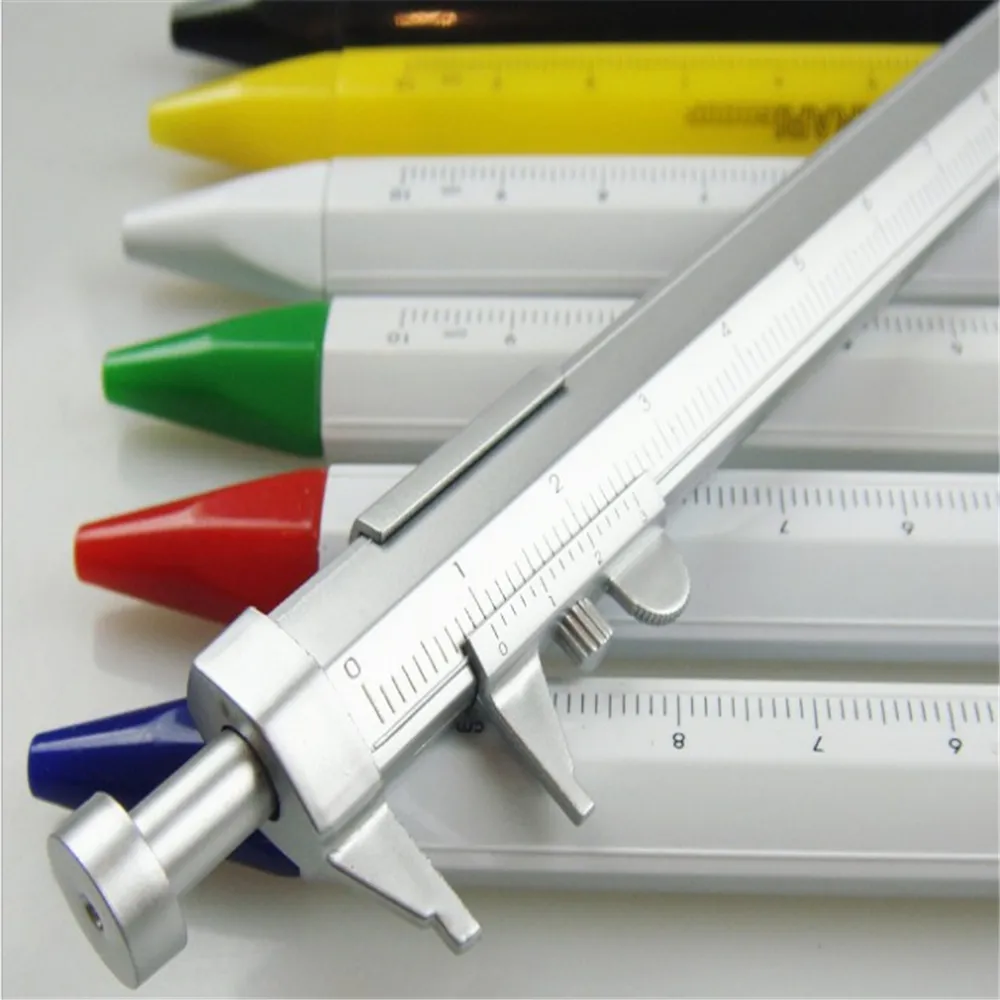 गर्म बिक्री कस्टम लोगो बहुक्रिया प्लास्टिक टेप उपाय बॉल पेन