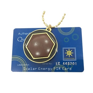 Collar de Alá para niños Colgante musulmán de estilo clásico con turmalina de iones negativos escalares cuánticos hecha de joyería de aleación - Product Image 4