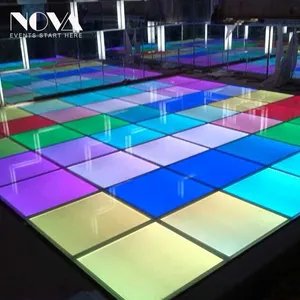 China aluguer piscando rainbow led dance floor