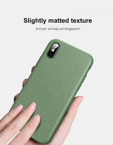 A Bio degradabile Paglia di Grano Compostabili Molle di TPU Cassa BPA-free Per il <span class=keywords><strong>iphone</strong></span> di <span class=keywords><strong>Apple</strong></span> XI 6 S 7 <span class=keywords><strong>8</strong></span> PIÙ XS MAX XR - Product Image 3