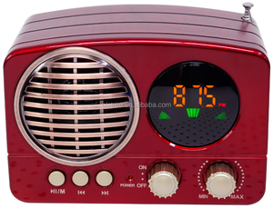 Altoparlante Wireless AURTEC Dual 10W in Legno Naturale con AUX, <span class=keywords><strong>USB</strong></span>, Suono Stereo HD e Radio FM Vintage # M-U163BT - Product Image 6