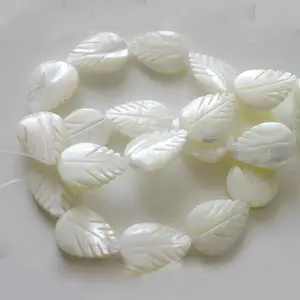 Sp4041 bianco madreperla perle foglia, madreperla perle foglia