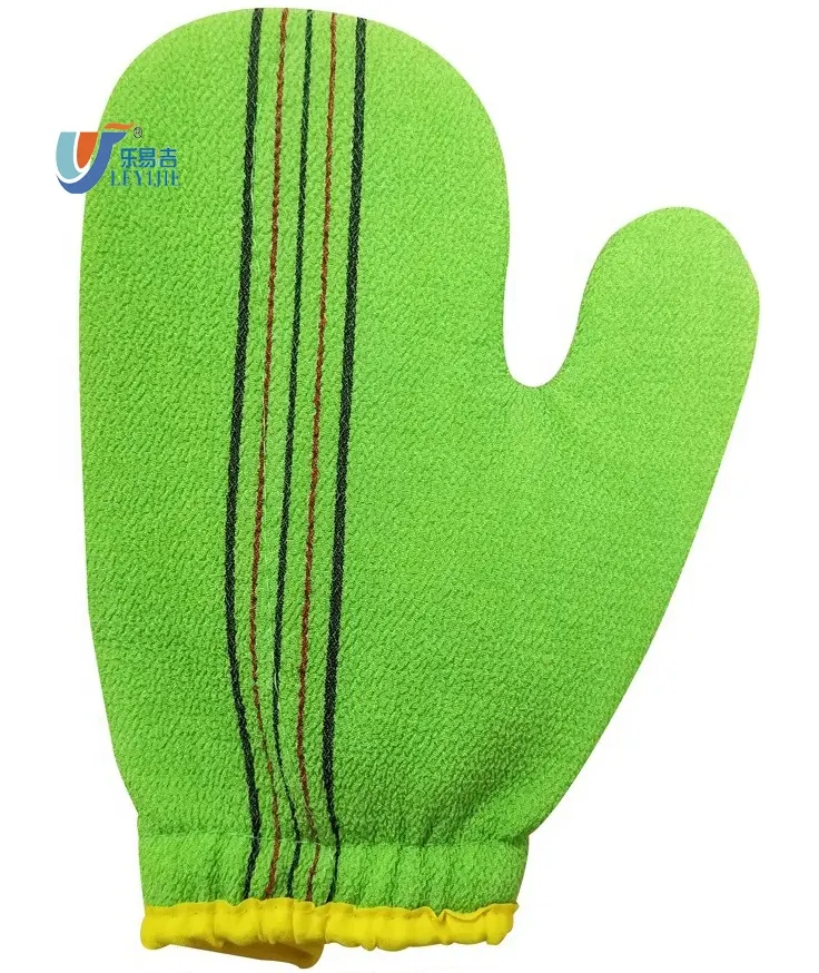 Kundenspezifische Verschiedene Farben Natürlichen Luffa Marokko Peeling Kessa Handschuh Bad Schwamm Bad Peeling Peeling Körper Schwamm