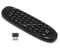 Clavier sans fil C120, Android 5.1, mini PC, boîte de diffusion TV, souris aérienne C120, télécommande USB mini pour Google
