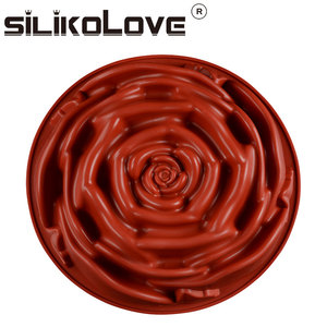 Người bán hàng tốt nhất nướng Khuôn Hoa Hồng bánh sinh nhật Bánh mì Tart <span class=keywords><strong>Flan</strong></span> Silicone nướng khuôn - Product Image 2