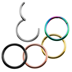 Anneau de nez articulé 20g & 18g, clicker pour téton, piercing pour cartilage d'oreille, tragus, hélix, lèvre - Product Image 2