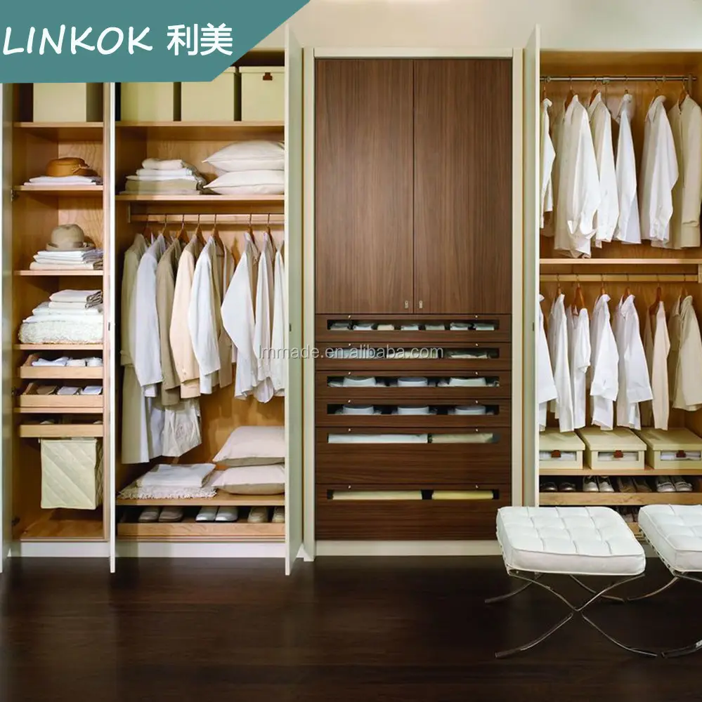Wholesale particle board armoire multifunction bedroom wardrobe sliding door fittings system designs