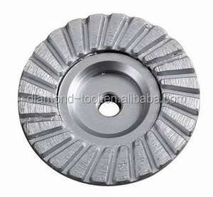 Venta directa de fábrica de Guangzhou de China, taza de molienda de diamante de doble fila, muela para amoladora angular, discos abrasivos de diamante - Product Image 3