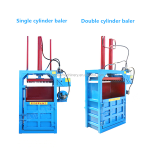 60 T hydraulische balenpers machine voor afval karton papier karton wol katoen verticale balenpers <span class=keywords><strong>compactor</strong></span> - Product Image 2