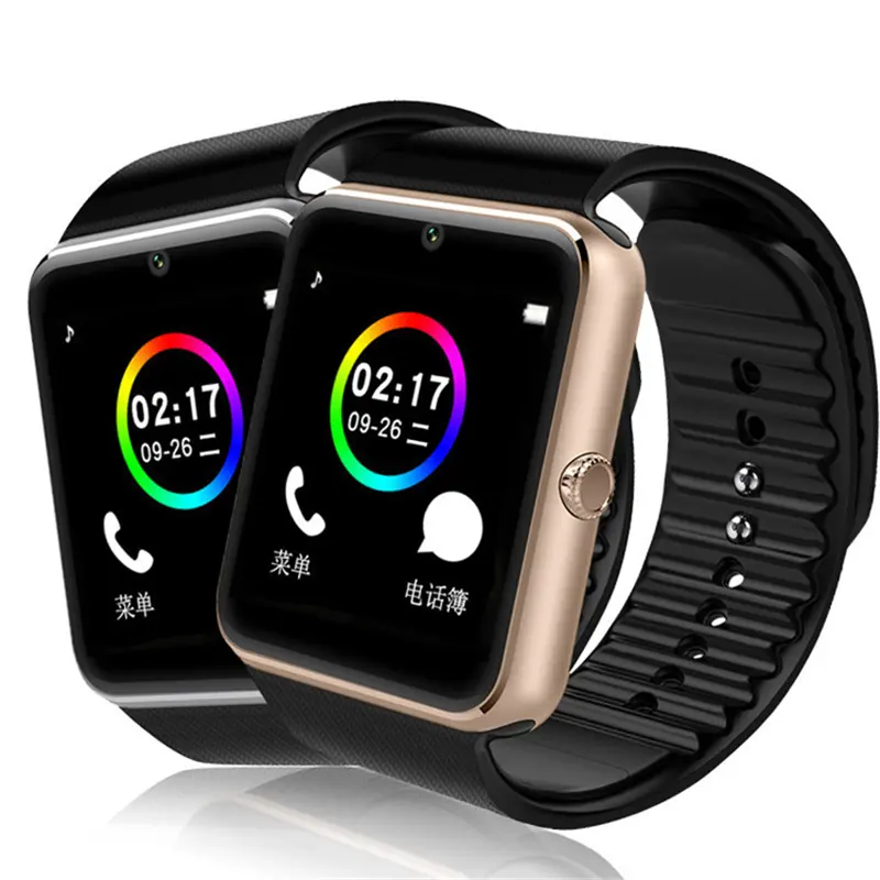 2019 shenzhen Wholesale Sport Smart Watch Wrist Watch GT08 With Camera/Sim Card