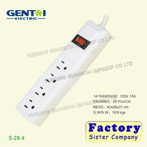 Di alta qualità sud americano usb power strip 3 <span class=keywords><strong>presa</strong></span> senza interruttore master USB - Product Image 3