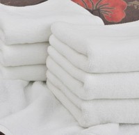 Fournitures hôtelières de Guangzhou, serviettes de bain extra larges en coton 100%, serviettes blanches pour le SPA