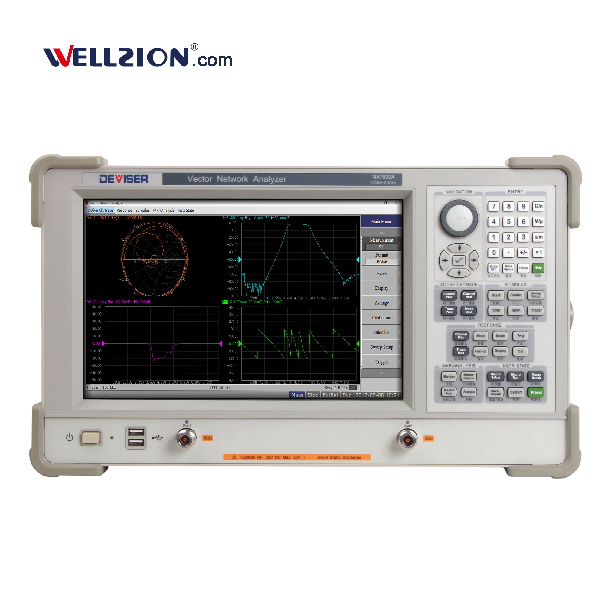 NA7632A,100kHz to 3.0GHz 50 ohm Impedance Vector Network Analyzer