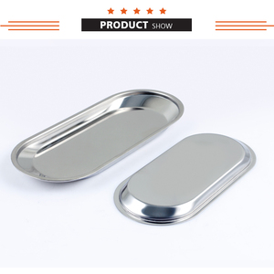 Top vente vaisselle <span class=keywords><strong>cuisine</strong></span> plaque plateaux à viande en acier inoxydable <span class=keywords><strong>pour</strong></span> le dîner plaque - Product Image 2