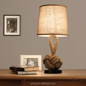Simig illuminazione rustica Vintage retrò grande <span class=keywords><strong>lampada</strong></span> <span class=keywords><strong>da</strong></span> <span class=keywords><strong>tavolo</strong></span> E27 portalampada con paralume in rame corpo risparmio energetico AC alimentazione - Product Image 1