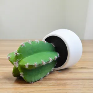 Mesa de Escritório Decoração Cactus Cactus Planta Árvores artificiais Flores Decorativas & Grinaldas Decoração Ao Ar Livre Indoor Todos Festival