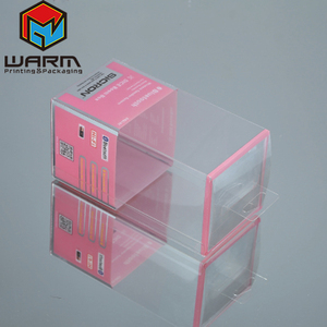 Wholesale High Quality Acetate Box Clear 4 inch Pop Protector PET PVC Box Customized Logo