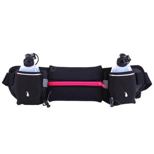 Hydratation <span class=keywords><strong>Ceinture</strong></span> De Course avec 2 Bouteilles d'eau 10 oz SANS BPA Convient À tous les Smartphones Pour La Course À Pied, Course, marathon, la Randonnée à pied ou à Vélo - Product Image 4