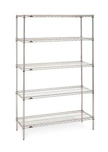 כרום מתכוונן חוט מדפי מדף - Product Image 6