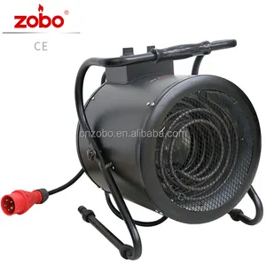 ZOBO 9KW สามเฟสเครื่องทำน้ำอุ่นพัดลมไฟฟ้าพร้อมพัดลมระบายความร้อน