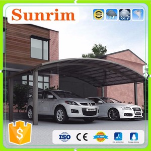 Professionnel <span class=keywords><strong>Abri</strong></span> Fabricant, haute Qualité Double Élégant En <span class=keywords><strong>Aluminium</strong></span>/Solide PC Carport/<span class=keywords><strong>Abri</strong></span> Voiture Conception - Product Image 5