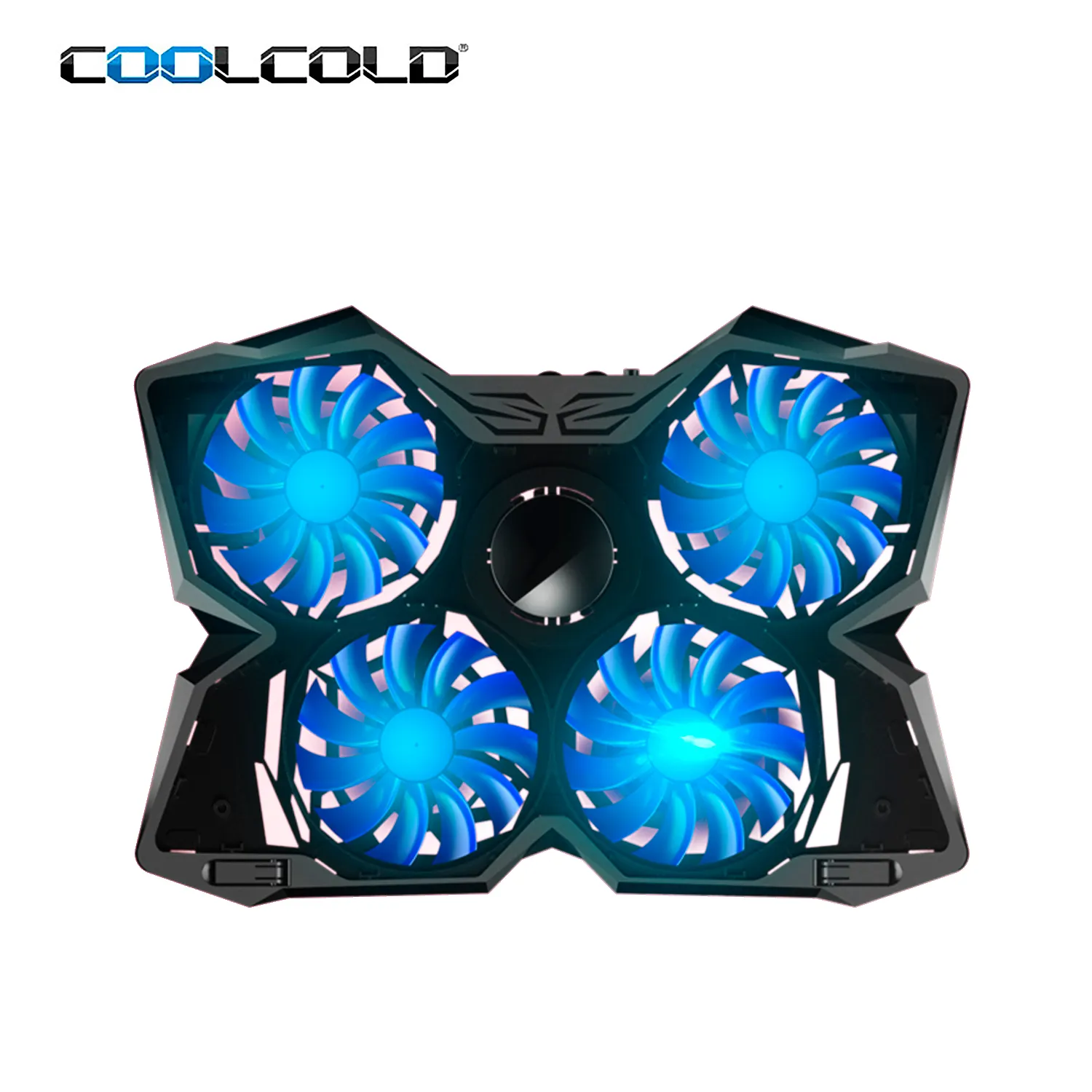 El más vendido de Amazon, accesorio para juegos, almohadilla enfriadora para computadora portátil, 4 LED, ventilador de refrigeración silencioso, enfriador portátil de 17,3 pulgadas