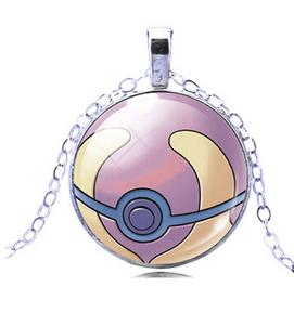 Más caliente de cristal de la bóveda cabochon juego pokemon vaya bola colgante de collar - Product Image 4