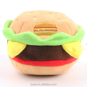Giocattolo di Peluche a Forma di Fast Food per Cani: Hamburger/<span class=keywords><strong>Sandwich</strong></span>/Patatine Fritte/Popcorn Squittenti per Animali Domestici - Product Image 3