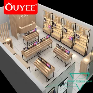 Wall Eyewear Store Layout Furniture Display Optical Shop Interior Design