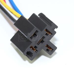 ซ็อกเก็ตรีเลย์รถยนต์แบบ5PIN พร้อมสายไฟหลากสี18AWG 5เส้น - Product Image 6