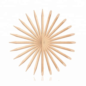 Double Ended Manicure and <strong>Pedicure</strong> <strong>Tools</strong> Orange Wooden Nail Sticks Free Sample Manicure Sticks for Nail Art Beauty - Product Image 3