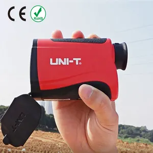 UNI-T 600 m LM600 hd rivestimento golf laser range finder telemetro di caccia 1500 mah batteria al litio di distanza del laser unità