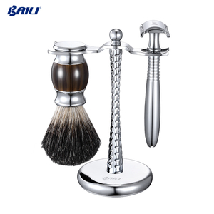Brosse <span class=keywords><strong>de</strong></span> <span class=keywords><strong>rasage</strong></span> en métal pour hommes, 1 pièce, kit <span class=keywords><strong>de</strong></span> voyage, pour le <span class=keywords><strong>rasage</strong></span>, vente en gros - Product Image 4
