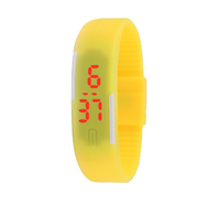 Mode hommes montre numérique Led femmes Yoga décontracté Silicone sport montre-Bracelet enfants montres en plein air Bracelet montres horloge