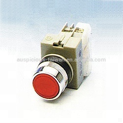 Interruptor de Botón Pulsador Momentáneo (APB) de Cabeza Redonda de 22 mm, 25 mm, 30 mm con 6 A Máx. Corriente - Product Image 2