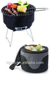 La parrilla de barbacoa con un bolso más fresco, carbón de <span class=keywords><strong>leña</strong></span> barbacoa conjunto, bbq - Product Image 6