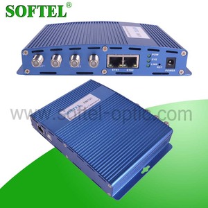 Softel <> la Transmisión de Max 500 M <span class=keywords><strong>2</strong></span> Inouts EoC CATV Cabecera En Red Coaxial de TV - Product Image 1