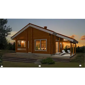 Hiện Đại Prefab Log Cabin Đúc Sẵn Bằng Gỗ Nhà