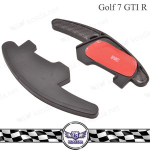 Carbon fiber Paddle Shift Extensions up DSG Golf 7 GTI R MK7 VII GTI GTD R TSI P3cf - Product Image 2