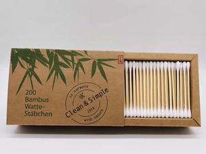 Boîte en papier OEM de bonne qualité bâton de bambou cotons-tiges écologique 100 pièces <span class=keywords><strong>coton</strong></span>-<span class=keywords><strong>tige</strong></span> cosmétique nettoyage cotons-tiges 5000 boîtes - Product Image 5
