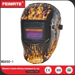FEIMATE CE EN175 승인 DIN4 자동 어둡게 용접 헬멧