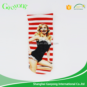 Saison d'été sublimation cool low cut femmes robe chaussettes - Product Image 2