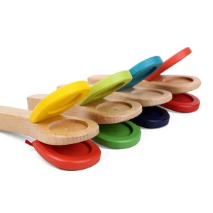 Castañuelas de Madera para Niños, Martillo de Sonido, Instrumento Musical de Una Sola Mano - Product Image 4