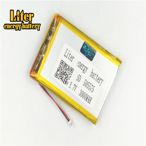 Plug 1.0-2 P 3.7 V 505575 3000 mah lipo battery Rechargeable solar li ion polymer lithium battery with PCM - Product Image 1