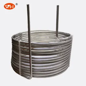 China Top Quality helical stainless steel tube coil,316l coil oil cooler,cooling evaporator coils